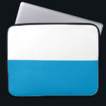 Housse Pour Ordinateur Portable Drapeau bavarois<br><div class="desc">Cette conception est ornée du drapeau de la Bavière, qui est un état enclavé de l'Allemagne, occupant son coin sud-est. La Bavière est le plus grand état allemand par zone terrestre. Les principales villes de Bavière sont Munich (sa capitale et plus grande ville), Nuremberg, Augsbourg, Regensburg, Würzburg, Ingolstadt, Fürth et...</div>