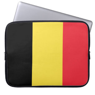 Housse Pour Ordinateur Portable Drapeau belge