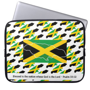 Housse Pour Ordinateur Portable DRAPEAU Christian JAMAICA