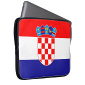 Housse Pour Ordinateur Portable Drapeau Croatie (Devant droit)