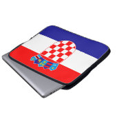 Housse Pour Ordinateur Portable Drapeau Croatie (Devant bas)