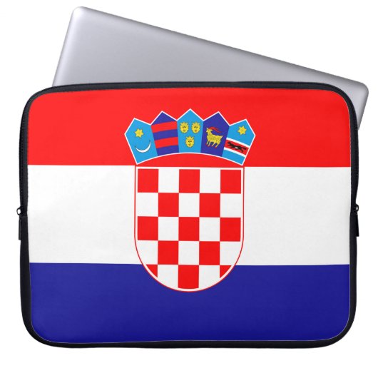 Housse Pour Ordinateur Portable Drapeau Croatie (Devant)