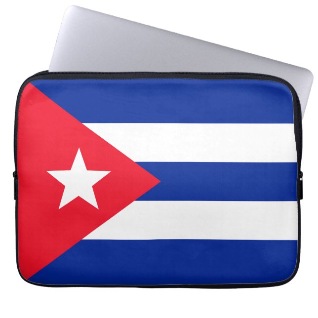 Housse Pour Ordinateur Portable Drapeau Cuba (Devant)