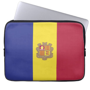 Housse Pour Ordinateur Portable drapeau d'Andorre