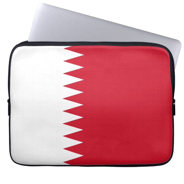 Housse Pour Ordinateur Portable Drapeau de Bahreïn (Devant)