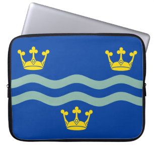 Housse Pour Ordinateur Portable Drapeau de Cambridgeshire (comté du Royaume-Uni)