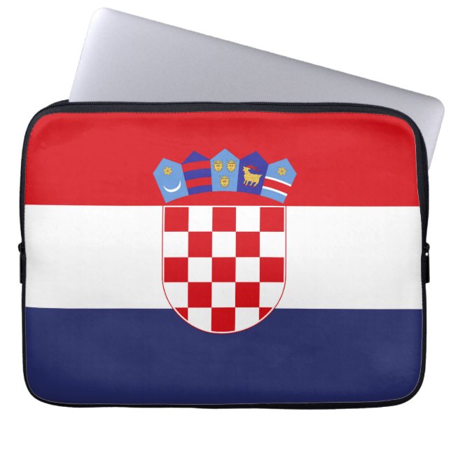 Housse Pour Ordinateur Portable Drapeau de Croatie (Devant)