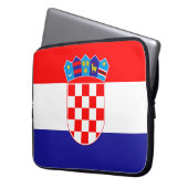 Housse Pour Ordinateur Portable Drapeau de Croatie (devant gauche)