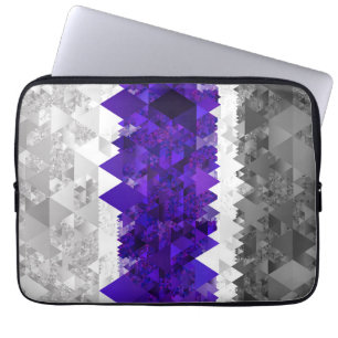 Housse Pour Ordinateur Portable Drapeau de fierté Greygender Boho Géométrique Mod 