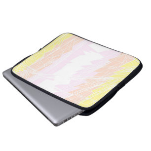 Housse Pour Ordinateur Portable Drapeau de fierté pangender abstrait géométrique G
