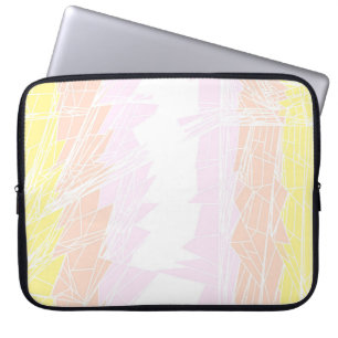 Housse Pour Ordinateur Portable Drapeau de fierté pangender abstrait géométrique G