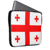 Housse Pour Ordinateur Portable Drapeau de Géorgie (Devant droit)