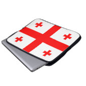 Housse Pour Ordinateur Portable Drapeau de Géorgie (Devant bas)