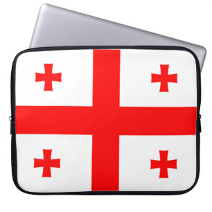 Housse Pour Ordinateur Portable Drapeau de Géorgie