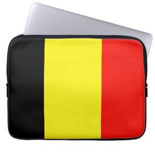 Housse Pour Ordinateur Portable Drapeau de la Belgique