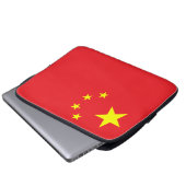 Housse Pour Ordinateur Portable Drapeau de la Chine (Devant bas)