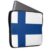 Housse Pour Ordinateur Portable Drapeau de la Finlande (Devant droit)