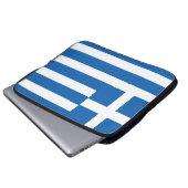 Housse Pour Ordinateur Portable Drapeau de la Grèce (Devant bas)