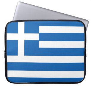 Housse Pour Ordinateur Portable Drapeau de la Grèce
