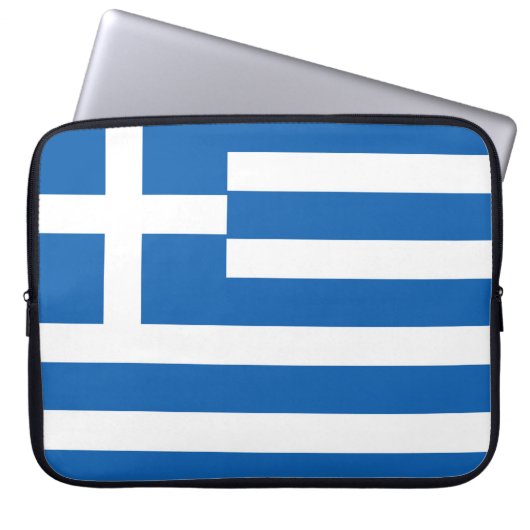Housse Pour Ordinateur Portable Drapeau de la Grèce (Devant)