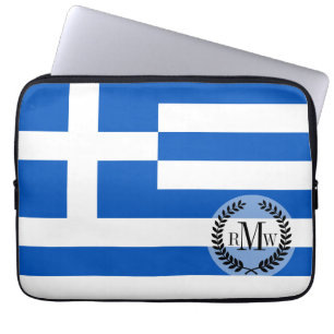 Housse Pour Ordinateur Portable Drapeau de la Grèce