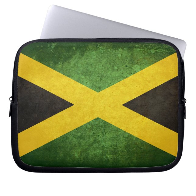 Housse Pour Ordinateur Portable Drapeau de la Jamaïque (Devant)