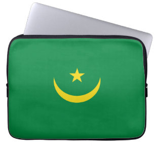 Housse Pour Ordinateur Portable Drapeau de la Mauritanie