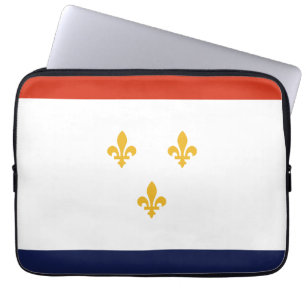 Housse Pour Ordinateur Portable Drapeau de La Nouvelle-Orléans