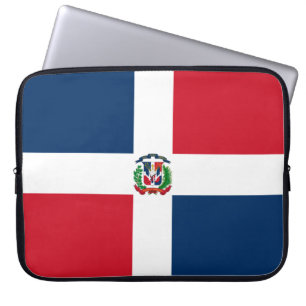 Housse Pour Ordinateur Portable Drapeau de la République dominicaine
