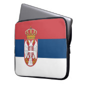 Housse Pour Ordinateur Portable Drapeau de la Serbie (devant gauche)