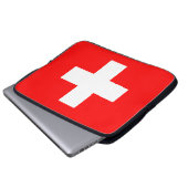 Housse Pour Ordinateur Portable Drapeau de la Suisse (Devant bas)