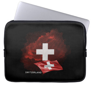 Housse Pour Ordinateur Portable drapeau de la Suisse