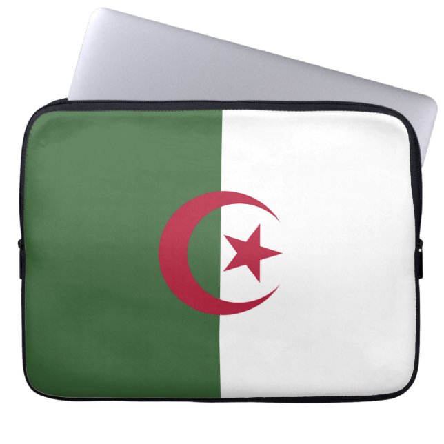 Housse Pour Ordinateur Portable Drapeau de l'Algérie (Devant)