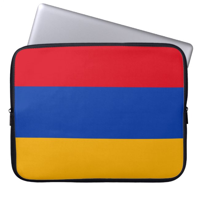 Housse Pour Ordinateur Portable Drapeau de l'Arménie (Devant)