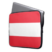 Housse Pour Ordinateur Portable Drapeau de l'Autriche (devant gauche)
