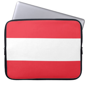 Housse Pour Ordinateur Portable Drapeau de l'Autriche