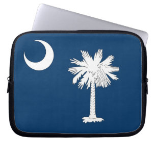 Housse Pour Ordinateur Portable Drapeau de l'État de Caroline du Sud