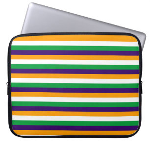 Housse Pour Ordinateur Portable Drapeau de l'Inde rayures symbole du pays lignes m