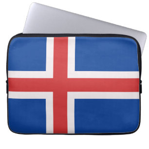 Housse Pour Ordinateur Portable Drapeau de l'Islande