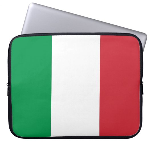 Housse Pour Ordinateur Portable Drapeau de l'Italie (Devant)