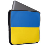 Housse Pour Ordinateur Portable Drapeau de l'Ukraine (Devant droit)