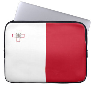 Housse Pour Ordinateur Portable Drapeau de Malte