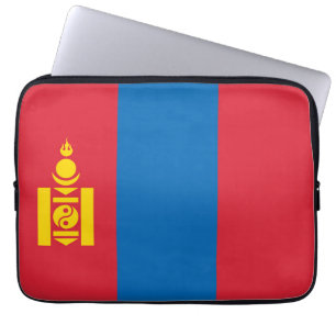 Housse Pour Ordinateur Portable Drapeau de Mongolie