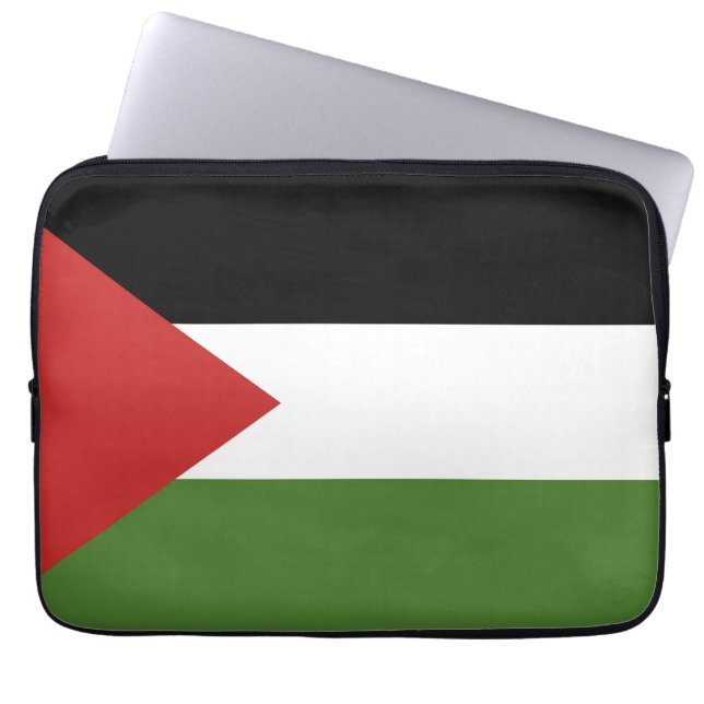 Housse Pour Ordinateur Portable Drapeau de Palestine (Devant)