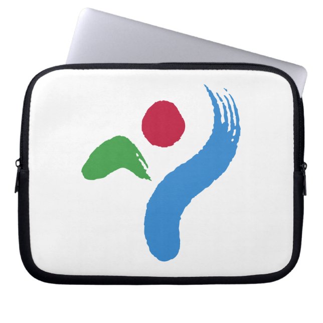 Housse pour ordinateur portable Drapeau de Séoul (Devant)