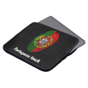 Housse Pour Ordinateur Portable Drapeau d'empreinte digitale de contact de