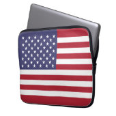 Housse Pour Ordinateur Portable Drapeau des États-Unis (devant gauche)