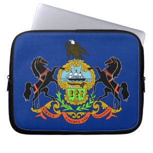 Housse Pour Ordinateur Portable Drapeau d'État de Pennsylvanie