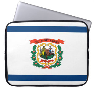 Housse Pour Ordinateur Portable Drapeau d'État de Virginie-Occidentale