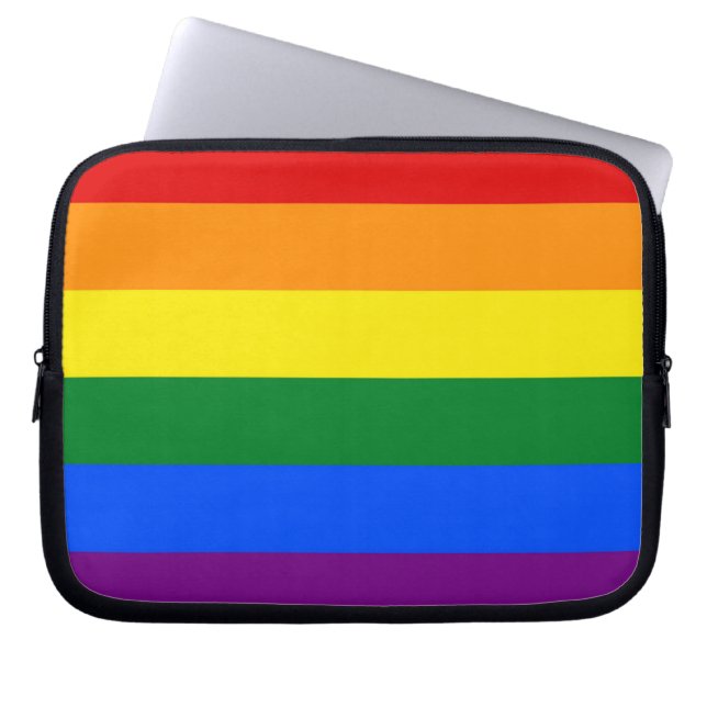 Housse Pour Ordinateur Portable Drapeau d'ordinateur portable Rainbow LGBT Pride (Devant)